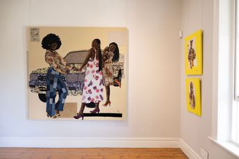 Contemporary art exhibition Group Exhibition Joy Comes in the Morning at Christopher Moller Gallery Cape Town South Africa