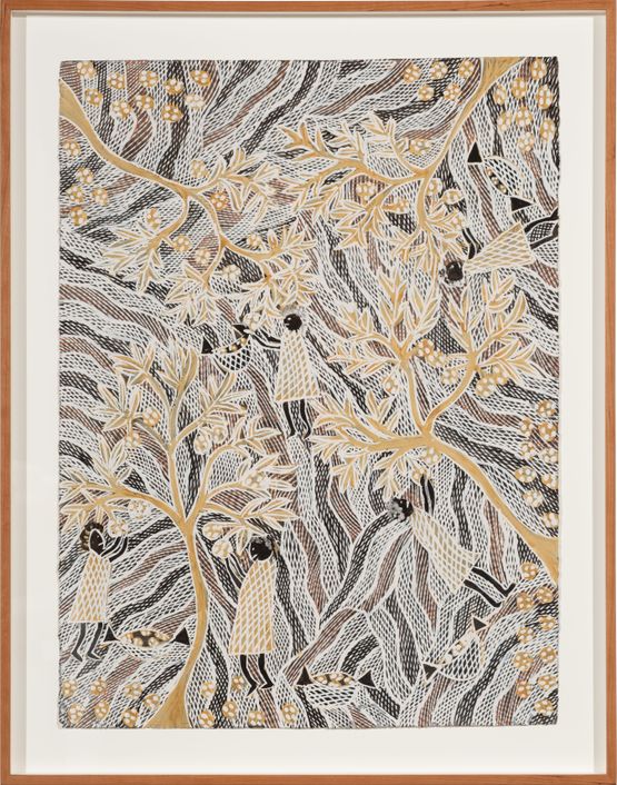 Burukpili by Yalmakany Marawili contemporary artwork Works on Paper