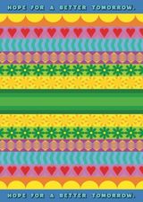 Hope for a Better Tomorrow - Lucky Charms by Yinka Ilori contemporary artwork print works on paper