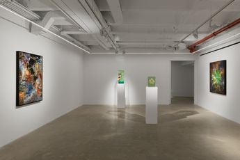 Contemporary art exhibition Dustin Yellin If a Birds Nest Is Nature What Is a House at Almine Rech New York Tribeca United States