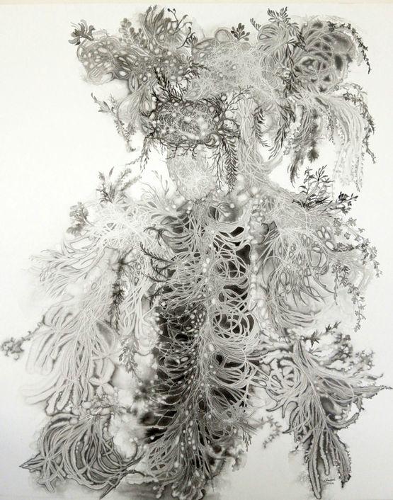 Earth Blossom No.4 by Imhathai Suwatthanasilp contemporary artwork Painting