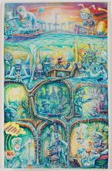 WWWWW by Robert Yarber contemporary artwork drawing