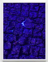 Pflastersteine blue puddle by Paul Hutchinson contemporary artwork print