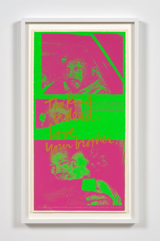 love your brother by Corita Kent contemporary artwork Print