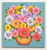 Bouquet of Flowers by Pedro Pedro contemporary artwork painting sculpture works on paper