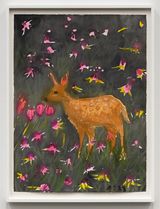 Fawn in Night Field 2023 by Ann Craven contemporary artwork painting