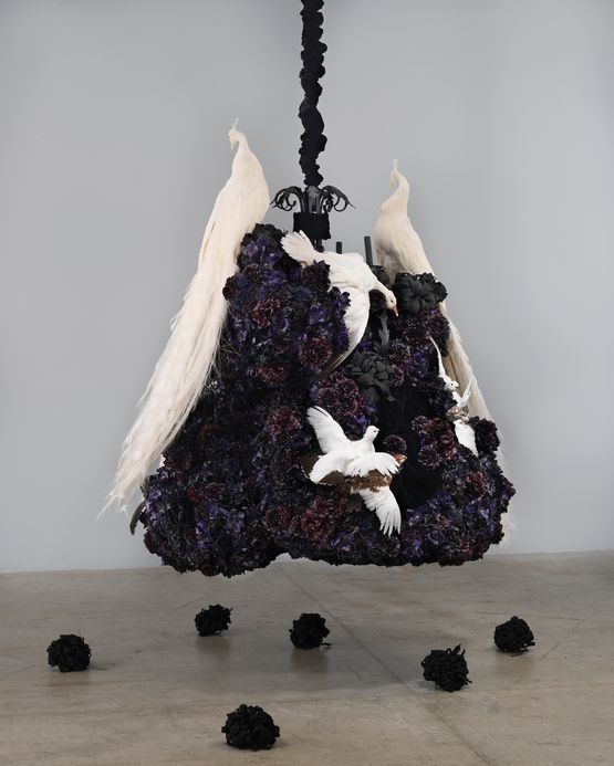 Untitled 1375 No Reason Except Love Portrait of a Marriage by Petah Coyne contemporary artwork Sculpture
