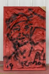 THE ANSWER Red by Zhou Yilun contemporary artwork installation