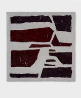 Dissolving blute elliptically coughing by Valentin Carron contemporary artwork mixed media