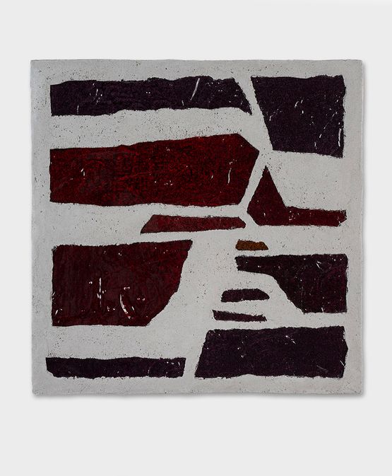 Dissolving blute elliptically coughing by Valentin Carron contemporary artwork Mixed Media
