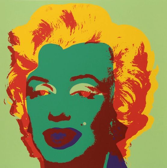 Marilyn 1125 by Sunday B. Morning  Andy Warhol contemporary artwork Print
