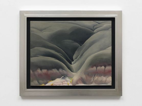 Black Place II by Georgia OKeeffe contemporary artwork Painting