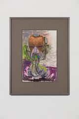 Regressus ad alium cepa  Return to Onion by The Estate Of Stefan Bertalan contemporary artwork drawing painting works on paper