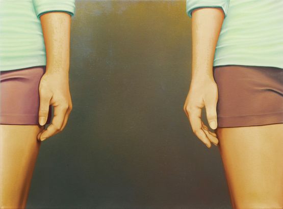 Twins A by Hilo Chen contemporary artwork Painting