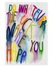 Do Whatever The Fck Makes You Happy by Cb Hoyo contemporary artwork Print