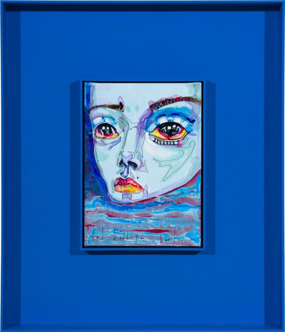 ocean cadence by Del Kathryn Barton contemporary artwork Painting