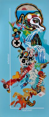 How to Measure Life III Graphic Chart by Indieguerillas contemporary artwork painting