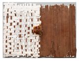 Untitled Texttextile by Mirella Bentivoglio contemporary artwork mixed media painting works on paper