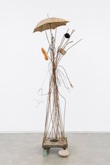 The Lady who Destroyed the Snowman  by Ouyang Chun contemporary artwork mixed media