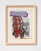 Ladder and Step Series 22 by Basil Beattie contemporary artwork painting