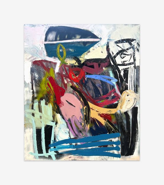 blue sky by Xavier Baxter contemporary artwork Painting