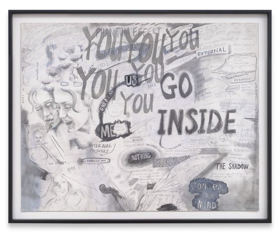 Untitled Go Inside by Kaari Upson contemporary artwork Works on Paper
