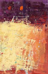 Sunset in Circuit World by Yi Kai contemporary artwork painting