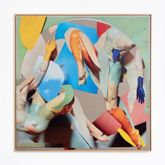 La Danse Inachevee Virtual mix III after Matisse by Matthew Stone contemporary artwork Painting
