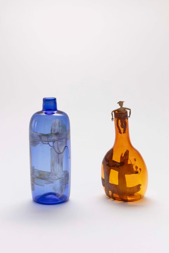 Hatched Glass by Francis Upritchard contemporary artwork Sculpture