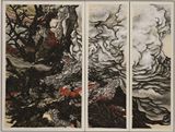 Forest by Yang Jiechang contemporary artwork painting works on paper