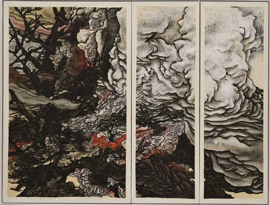 Forest by Yang Jiechang contemporary artwork Painting