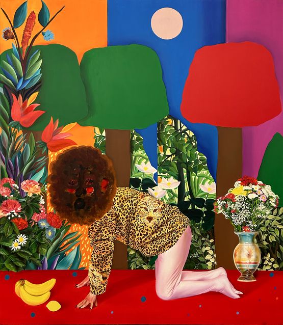 Auntys Living Room by Jannis Varelas contemporary artwork Painting