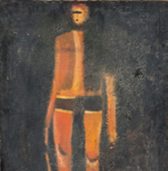 Athlete by Ashraf Murad contemporary artwork Painting