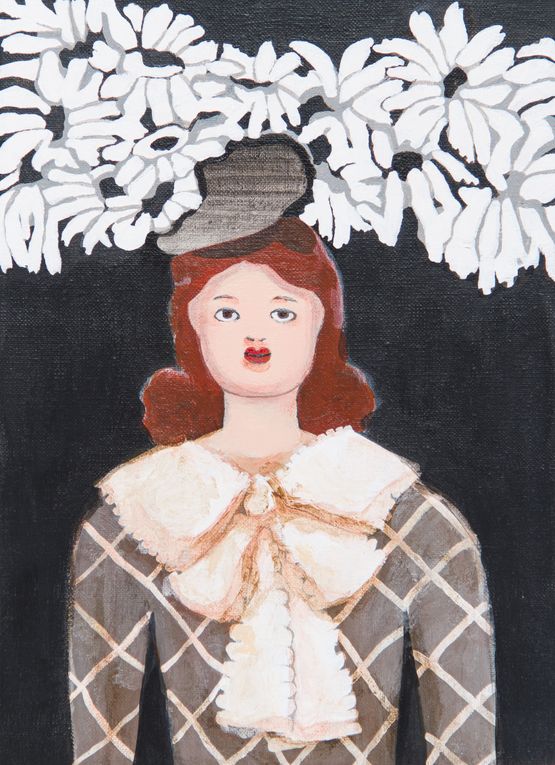 Lady by Sachiko Kamiki contemporary artwork Painting