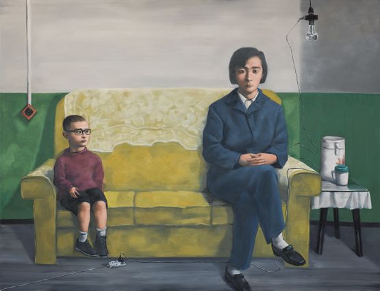 My Mother by Zhang Xiaogang contemporary artwork Painting