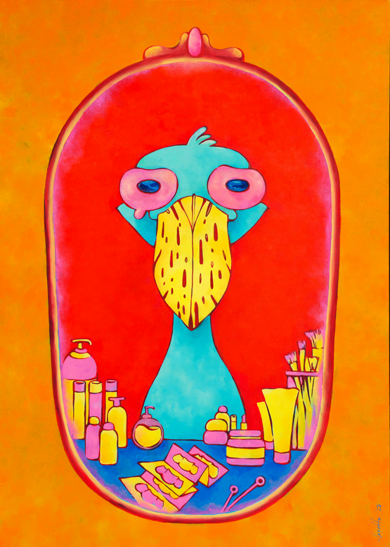 Vacant Pores for Rent by Clasutta contemporary artwork Painting