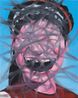 The Crowd by Yue Minjun contemporary artwork Painting