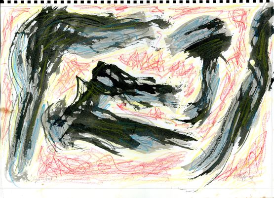 Gambut by Latiff Mohidin contemporary artwork Works on Paper