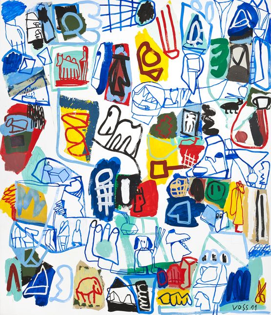 Tour de force by Jan Voss contemporary artwork Painting