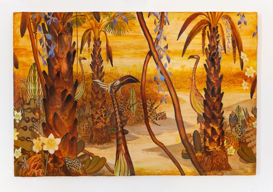 Paraiso do sol Sun Paradise by Bruno Novelli contemporary artwork Painting