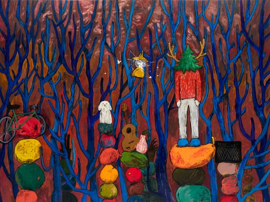 Lost in Thought 110 by Yuichi Hirako contemporary artwork Painting