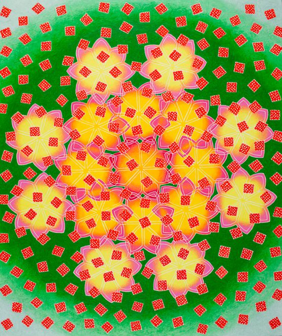 All is Burning by Savanhdary Vongpoothorn contemporary artwork Painting