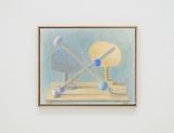 Painting and One-Meter Square of Blue Mist the Nuance of the Morning by Masaya Chiba contemporary artwork painting