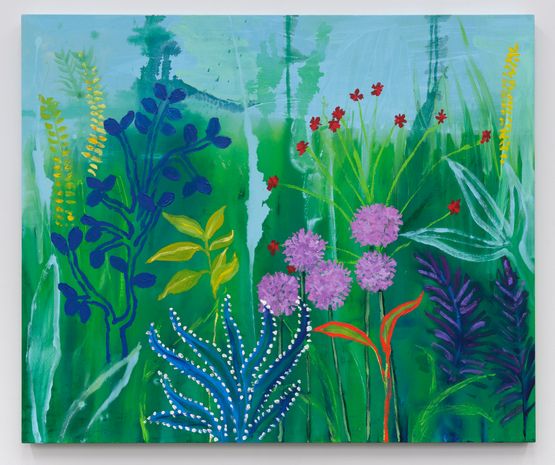 Fantasy Garden by Tabboo contemporary artwork Painting