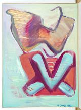 Viktory Victory by Maria Lassnig contemporary artwork painting