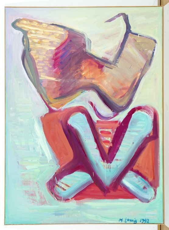 Viktory Victory by Maria Lassnig contemporary artwork Painting
