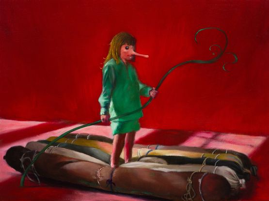 Love and a Little Light by Liu Bin contemporary artwork Painting