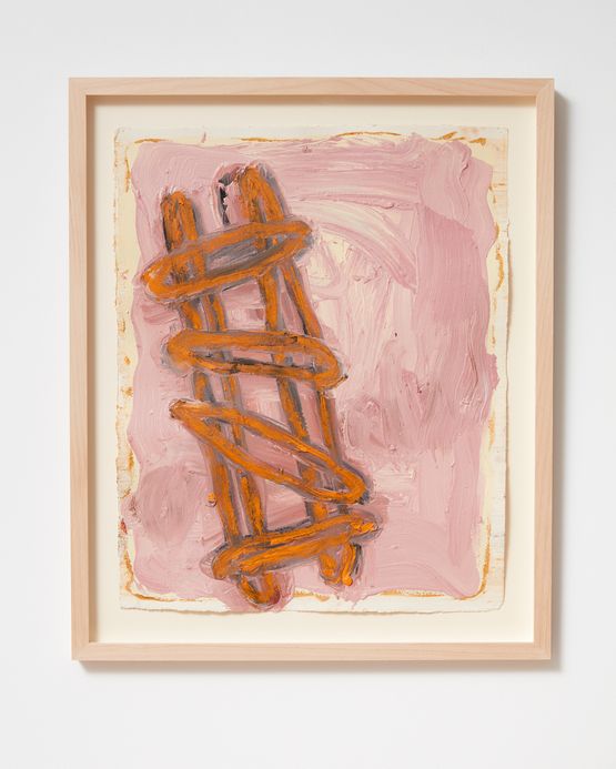 Ladder and Step Series 38 by Basil Beattie contemporary artwork Painting