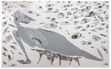 slow ghost the begin again by Tom Polo contemporary artwork drawing painting