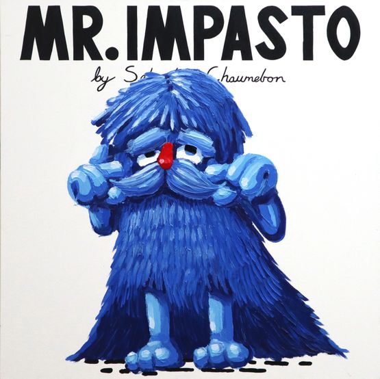 MR. IMPASTO by Sebastian Chaumeton contemporary artwork Painting